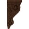 Ekena Millwork 5"W x 7"D x 14"H Large Acanthus Wood Corbel, Mahogany CORW05X07X14ACGM - alternate 4